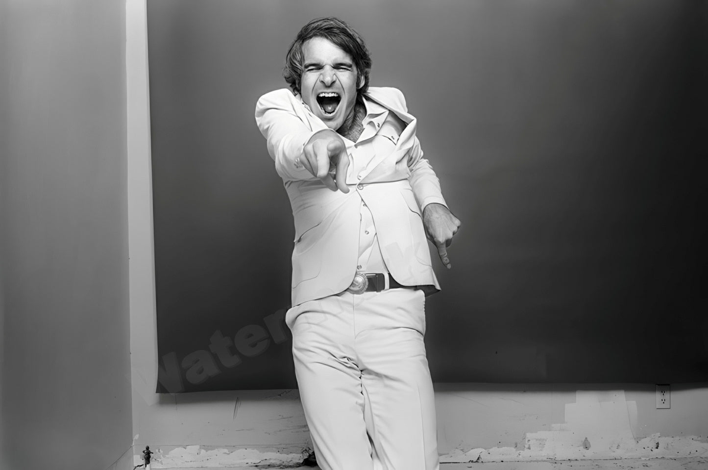 Steve Martin B&W Photo - Celebrity Actors and Comedians