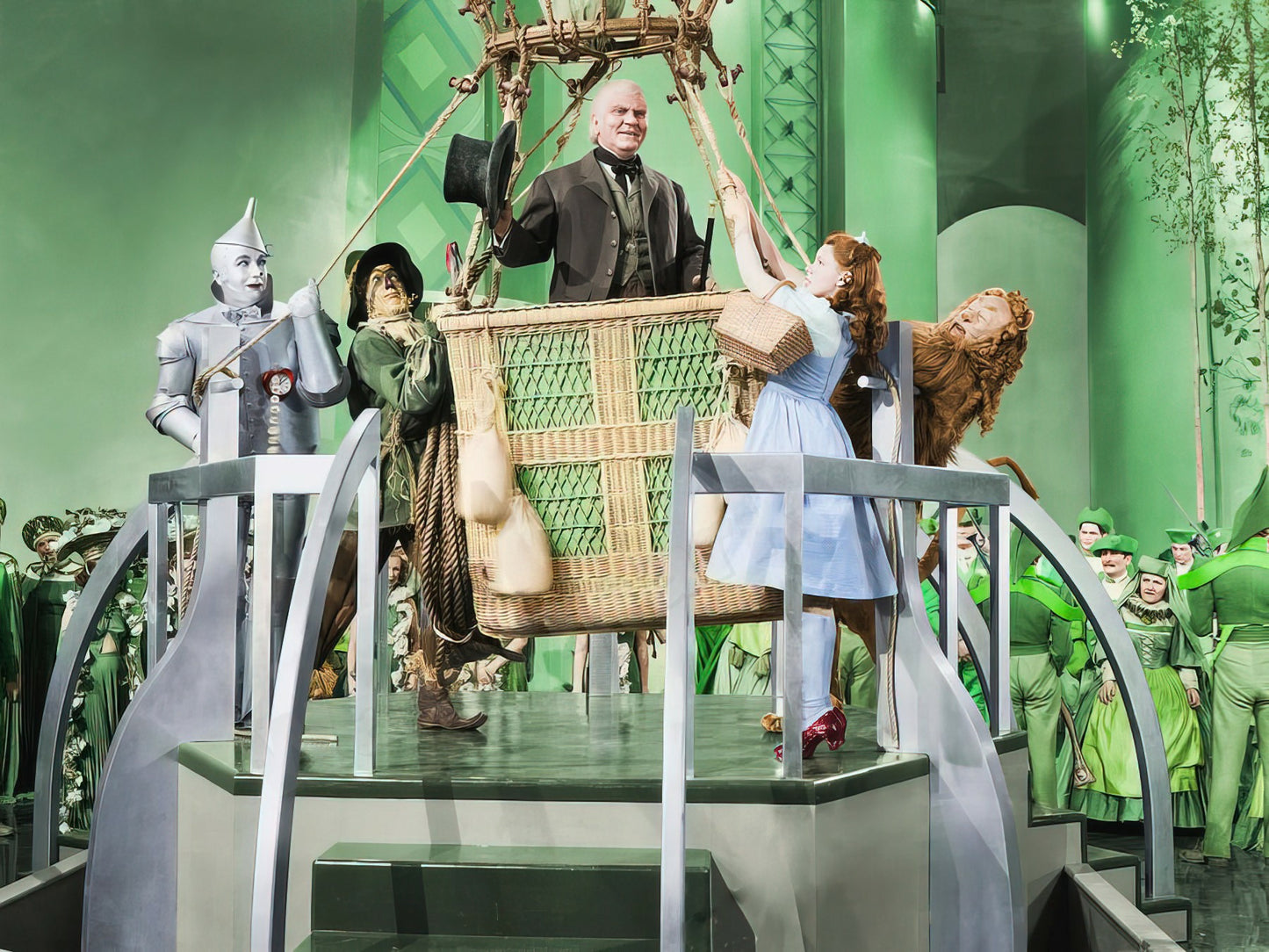 Wizard Of Oz The Yellow Brick Road Vintage Photo - Celebrity Actors and Actresses