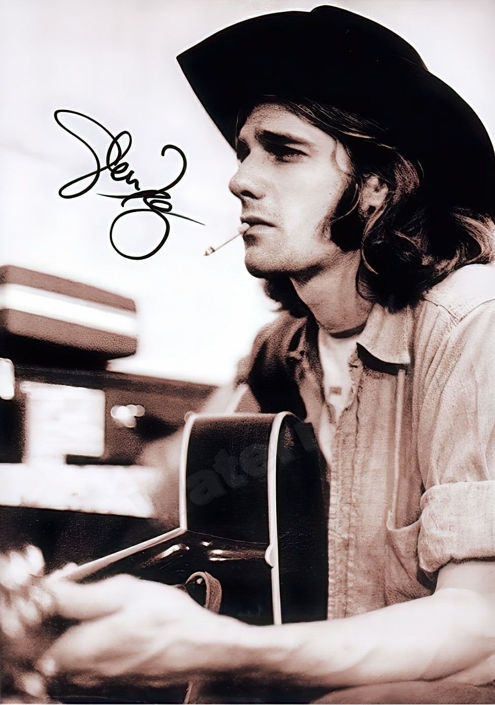 Glenn Frey of Eagles Vintage Photo - Celebrity Musicians