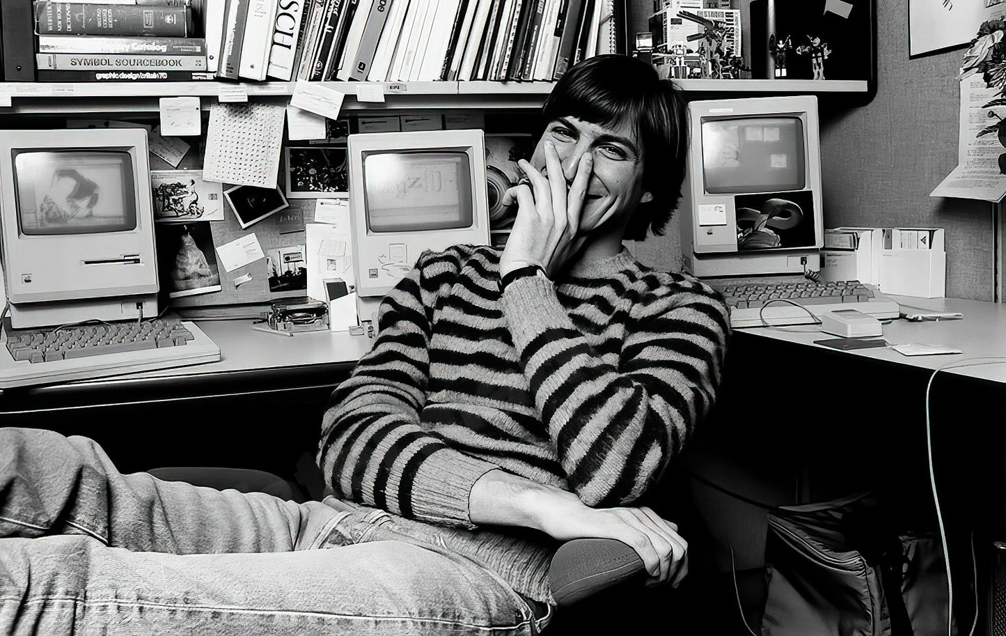 Steve Jobs B&W Photo - Celebrity Personality