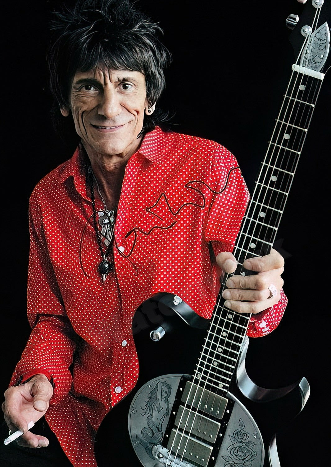 Ronnie Wood The Rolling Stone Photo - Celebrity Musicians