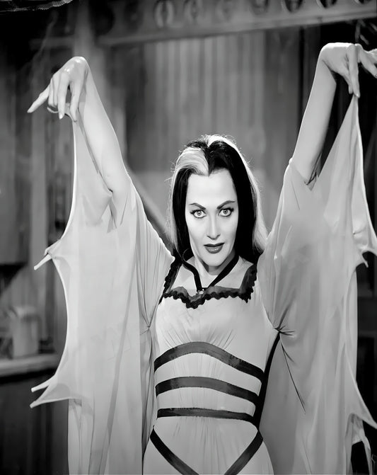 Lily Munster The Munsters 1964 B&W Photo - Celebrity Actresses