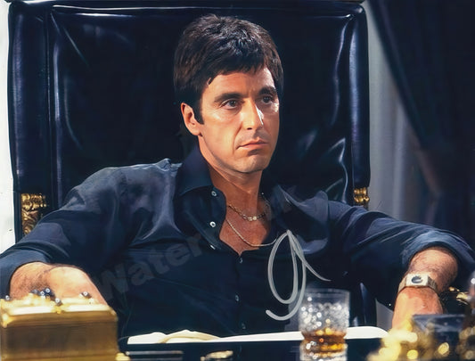 Al Pacino Autographed Signed Photo ( Scarface ) Vintage Photo - Celebrity Autograph Reprint
