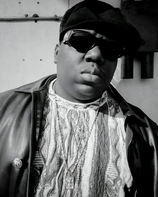 Biggie Smalls B&W Photo - Celebrity Musicians
