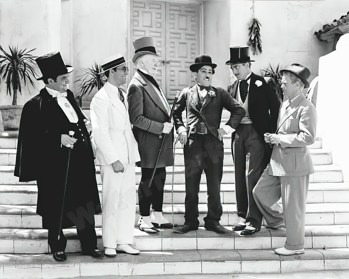 Classic Comedian And Film Stars Of The 30s B&W Photo - Celebrity Actors