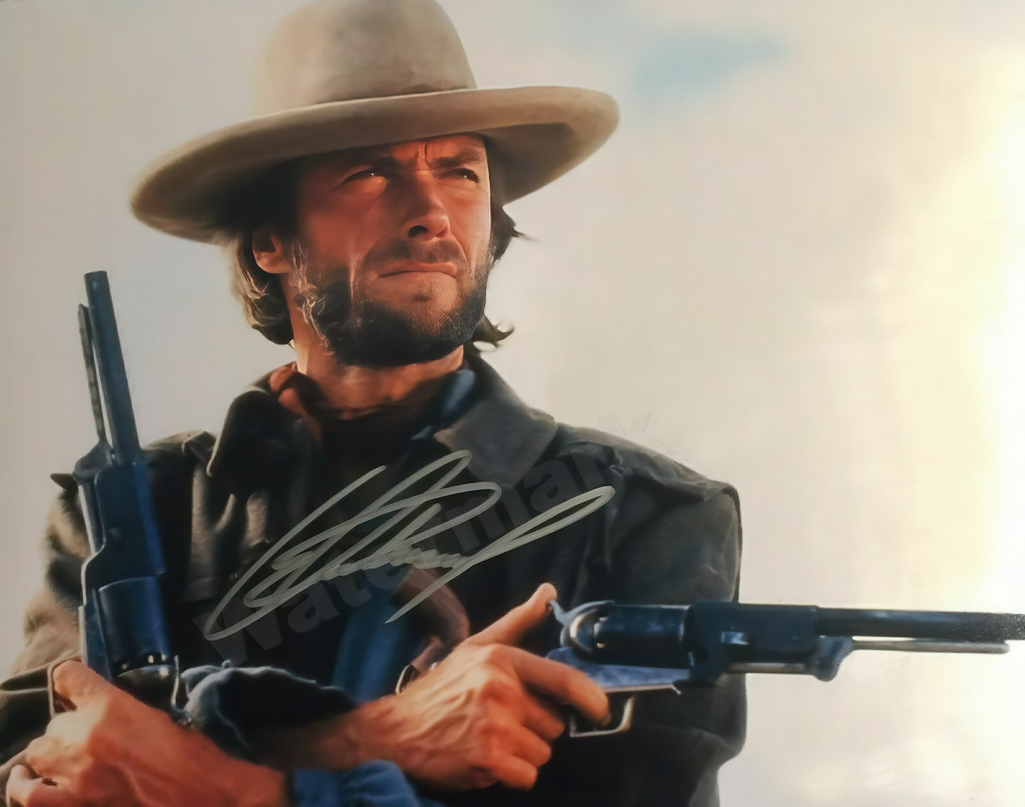 Clint Eastwood Autographed Signed Photo Reprint - Celebrity Actors