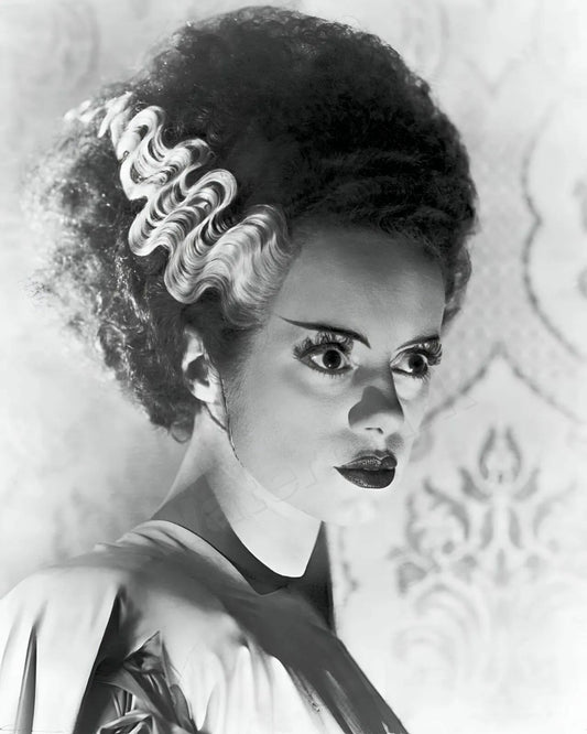 Elsa Lanchester Bride of Frankenstein B&W Photo - Celebrity Actresses