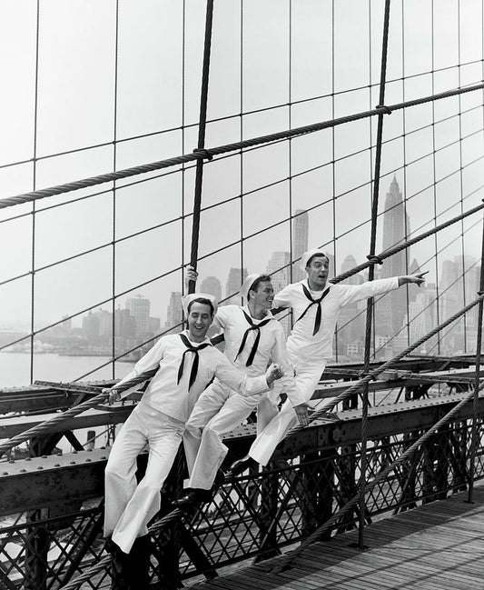 Jules Munshin, Frank Sinatra, and Gene Kelly